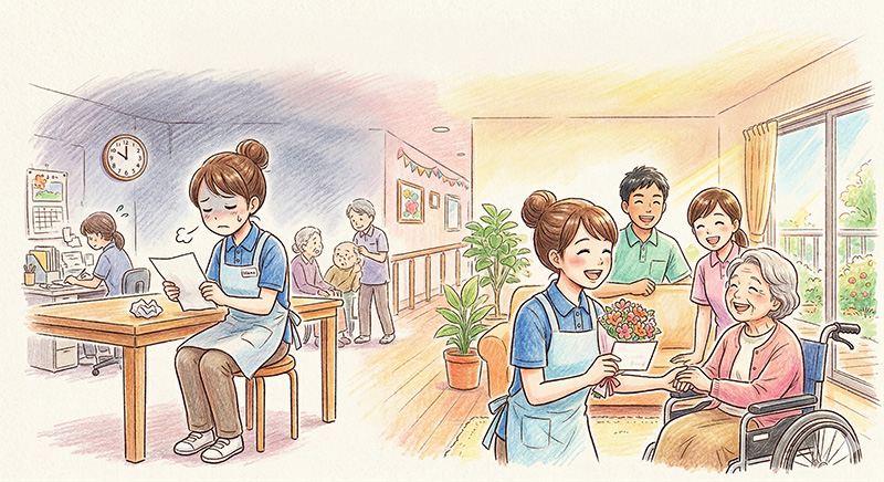 離職・人材不足のイメージ